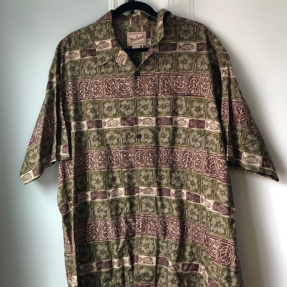 Woolrich Vintage Hawaiian Shirt - Men’s 2XL